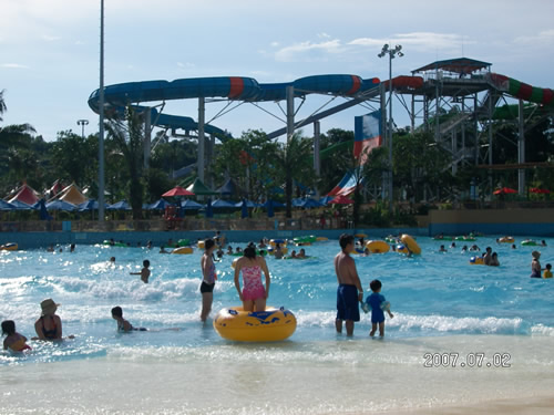 惠州温泉度假村造浪池