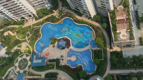 湛江丽湾名邸会所户外游泳池