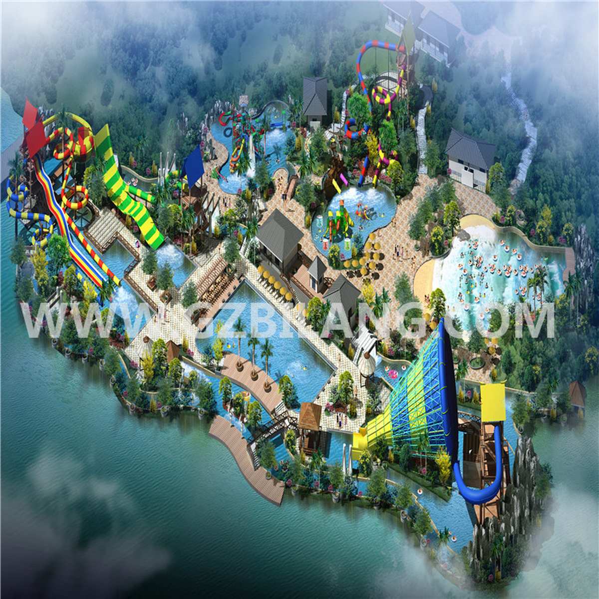 仙华国际鸟瞰图